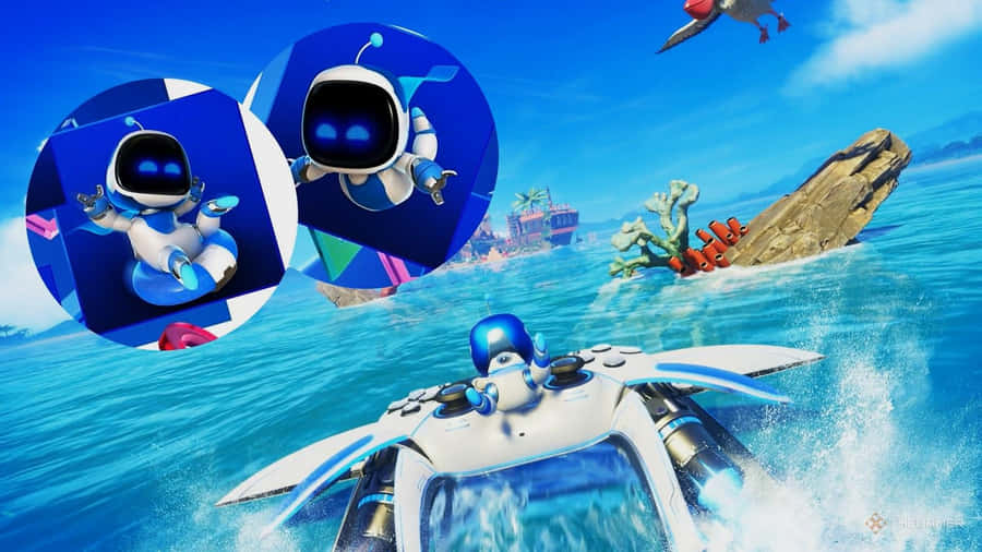 Astros Playroom Underwater Adventure Wallpaper