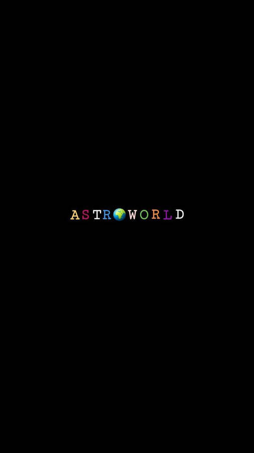 Astroworld Iphone Small Logo Wallpaper