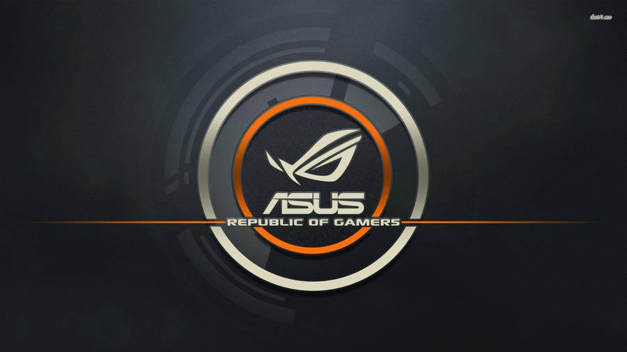 Asus Rog Logo Inside Circle Wallpaper