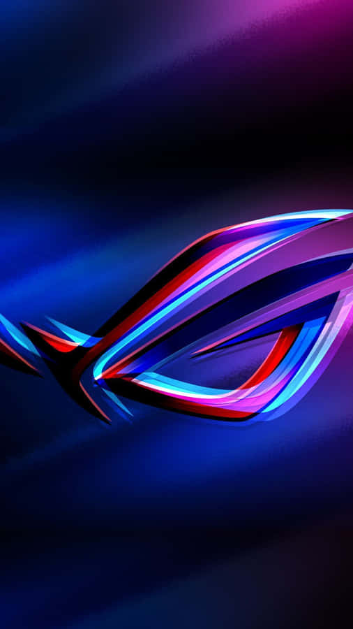 Asus Rog Logo On A Dark Background Wallpaper