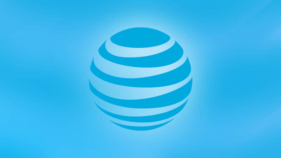At&t Logo On A Blue Background Wallpaper