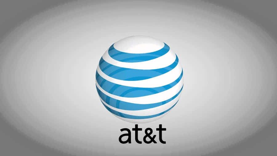 At&t Logo On A Gray Background Wallpaper