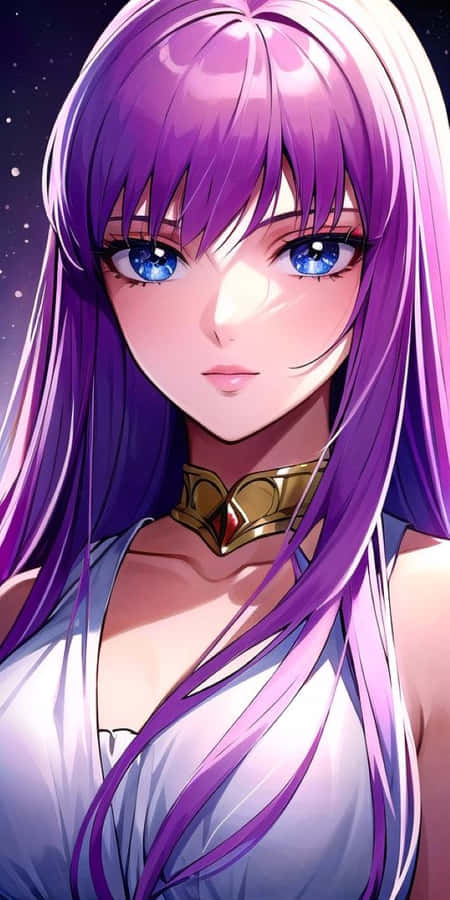 Athena Saori Kido Anime Portrait Wallpaper