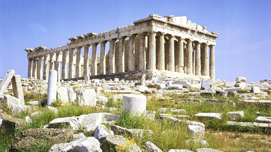 Athens Parthenon Site Wallpaper