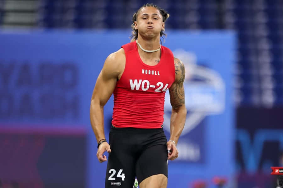 Athlete Preparation Red Top Wallpaper