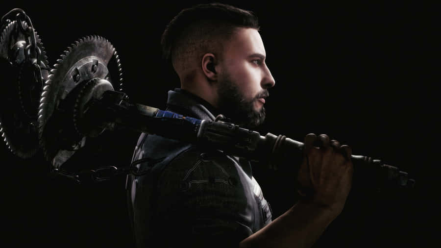 Atomic Heart Character With Weapon Wallpaper