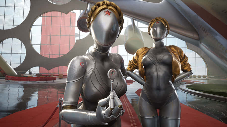Atomic Heart Robotic Companions Wallpaper