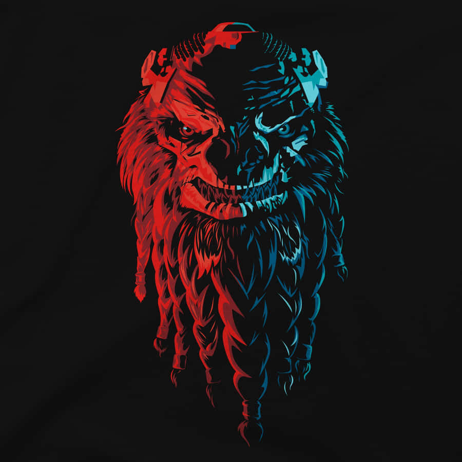 Atriox, The Powerful Jiralhanae Warlord, In Action. Wallpaper