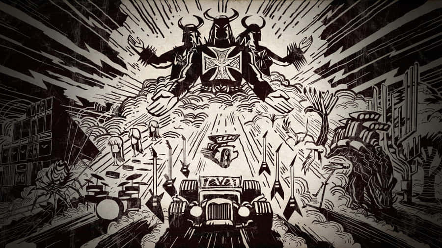 Atrocious Illuminati Devils Wallpaper