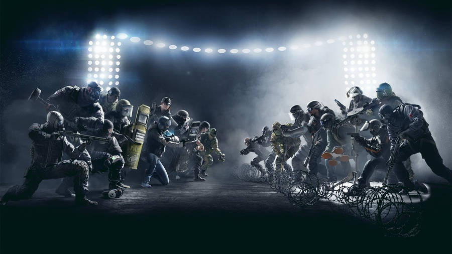 Attack And Defend In Rainbow Six Siege Wallpaper