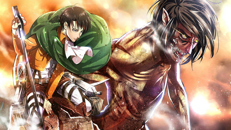 Attack On Titans 4k Eren Yeager Sword Wallpaper