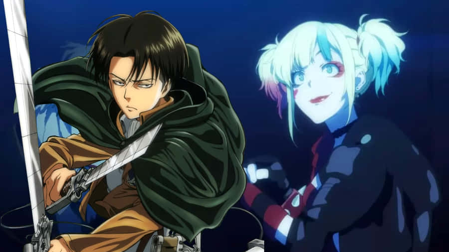 Attackon Titanand Great Pretender Crossover Wallpaper