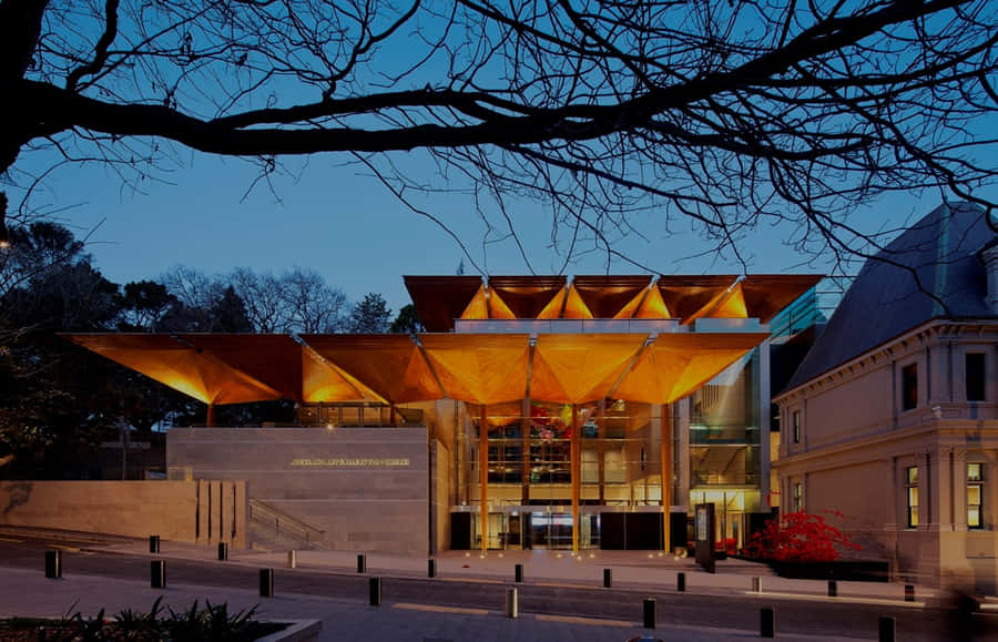 Auckland Art Gallery At Dusk Wallpaper