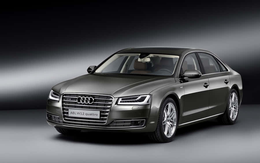 Audi S8 Luxury Sedan In Motion Wallpaper