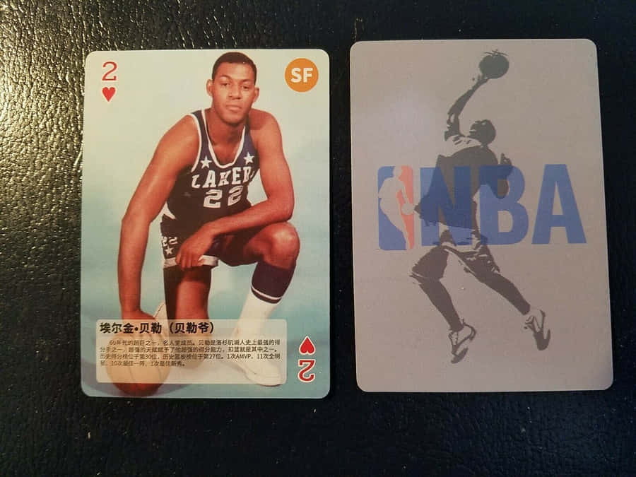 Autographed Elgin Baylor Cards Wallpaper