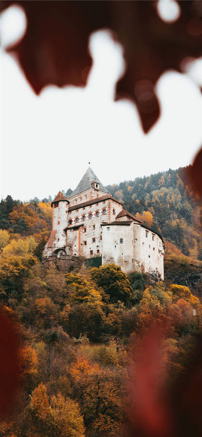 Autumn Iphone Trostburg Castle Wallpaper