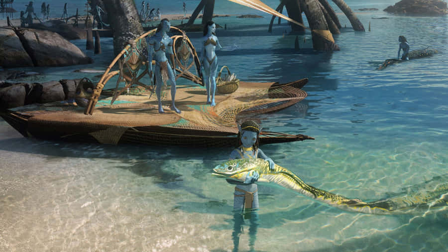 Avatar 2 The Way Of Water Concept Art Wallpaper