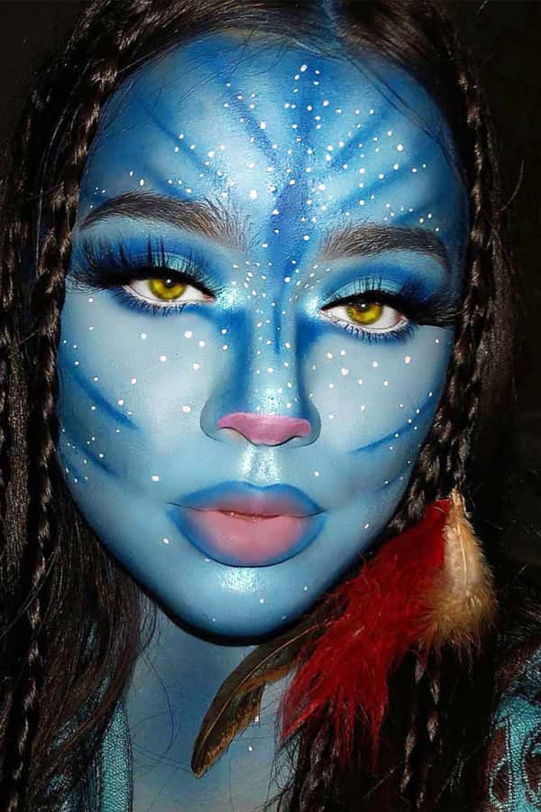 Avatar Inspired Fantasy Makeup Wallpaper