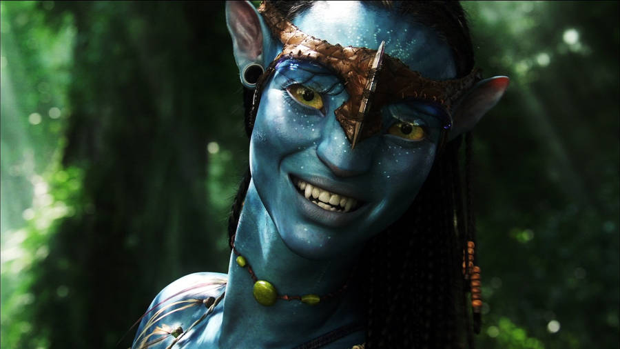 Avatar Neytiri Smile Wallpaper