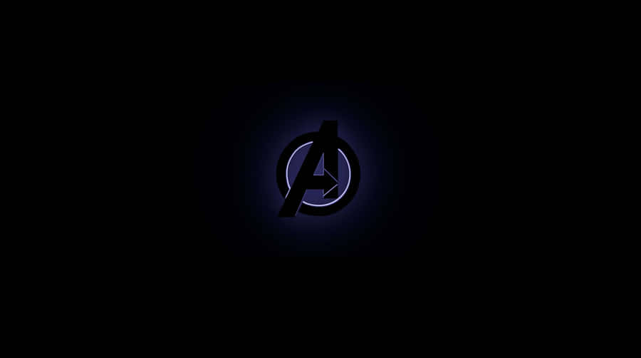 Avengers Logo4 K Dark Background Wallpaper