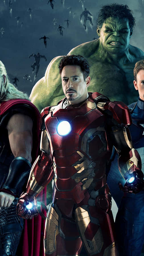 Avengers Team Ready For Battle Wallpaper