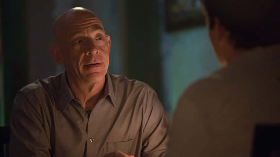 Award-winning Actor J.k. Simmons In Focus Wallpaper