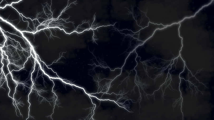 Awe-inspiring Black And White Storm Wallpaper