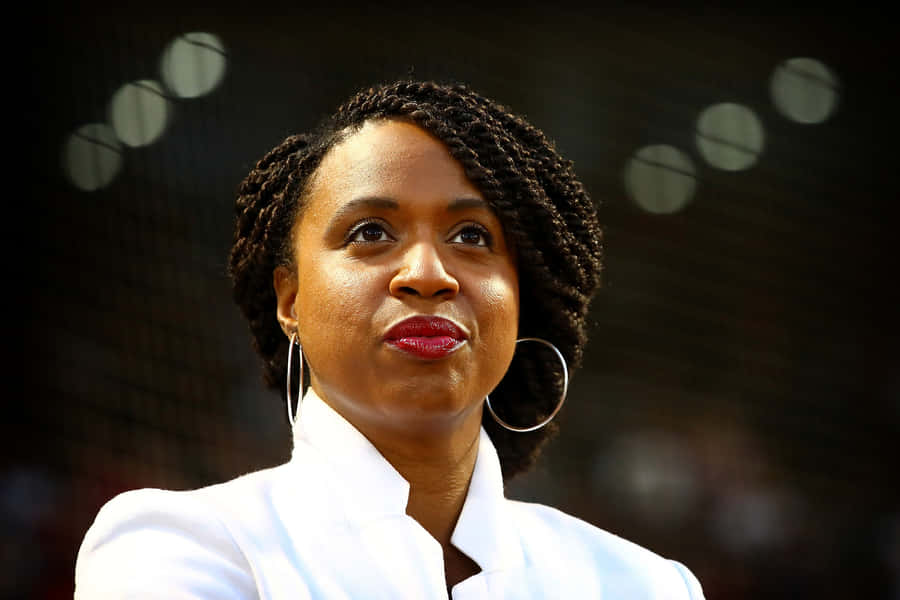 Ayanna Pressley Looking Stylish Wallpaper