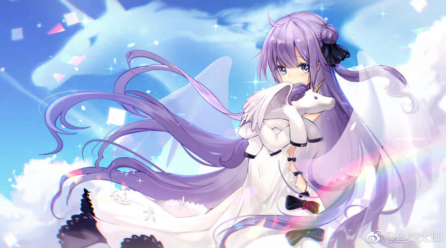 Azur Lane Unicorn: Playful Innocence Wallpaper