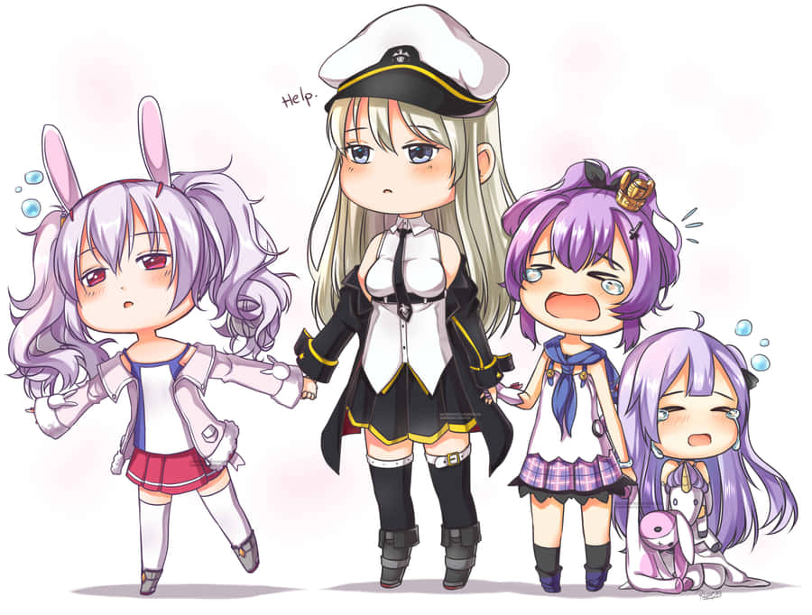 Azur Lane Unicornand Friends Wallpaper