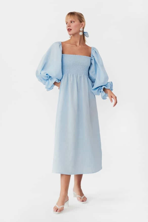 Azure Blue - Brighten Up Your Day With A Glimpse Of The Bluest Of Blues Wallpaper