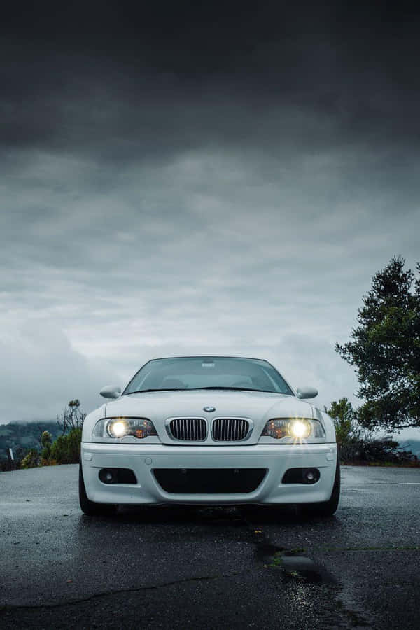 B M W E46 Under Stormy Skies Wallpaper