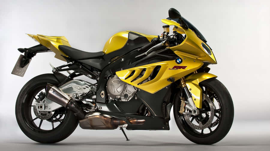 B M W S1000 R R Yellow Edition Wallpaper