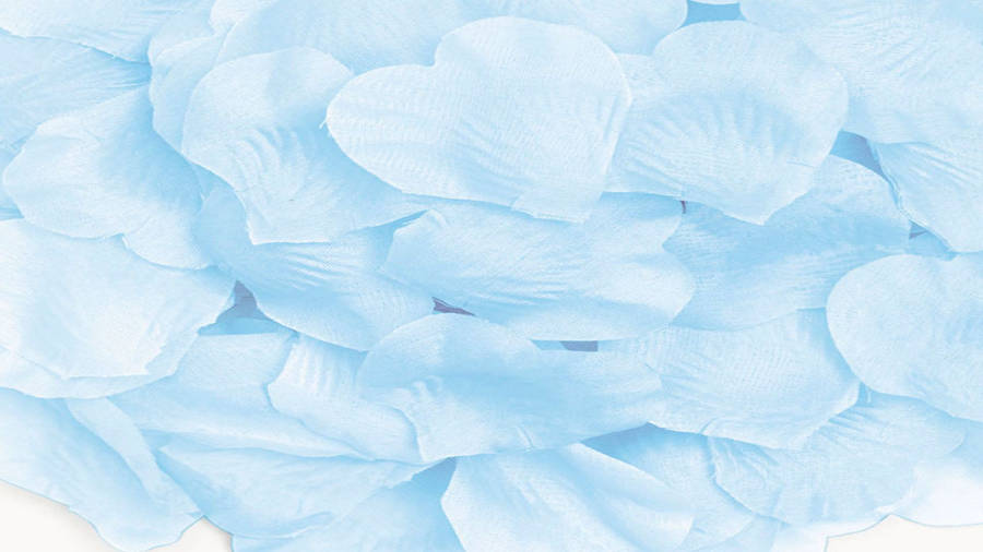 Baby Blue Heart Leaves Wallpaper