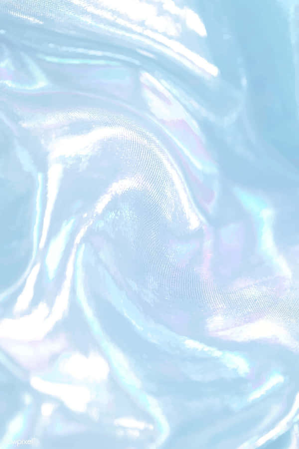 Baby Blue Light Blue Aesthetic Holographic Background Wallpaper