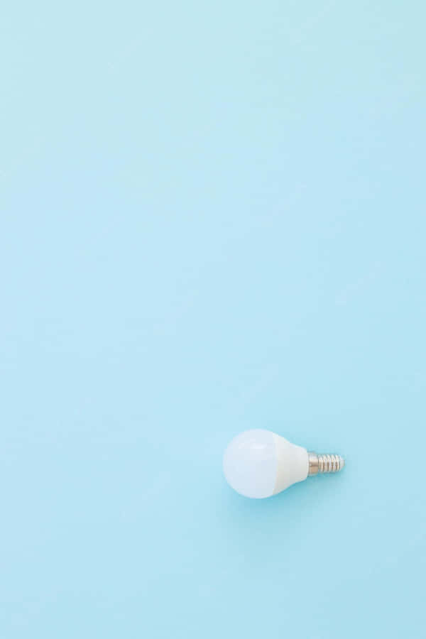 Baby Blue Light Blue Aesthetic Light Bulb Photography Wallpaper
