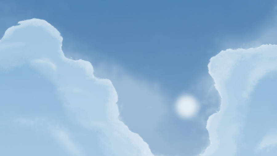 Baby Blue Sky At Daylight Wallpaper