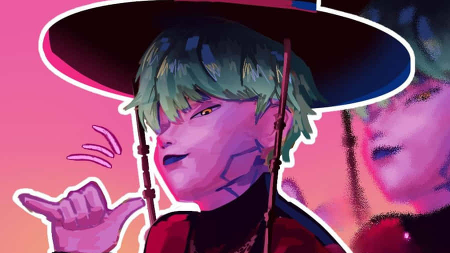 Baby Saja Animated Character Wallpaper