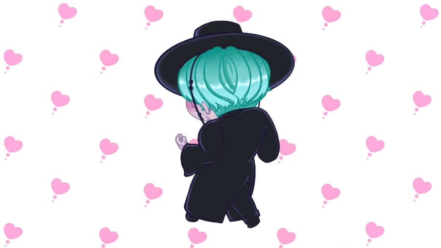 Baby Saja Cute Cartoon Wallpaper