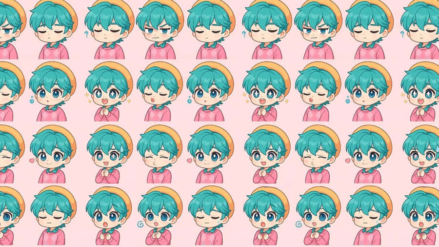 Baby Saja Cute Expressions Wallpaper