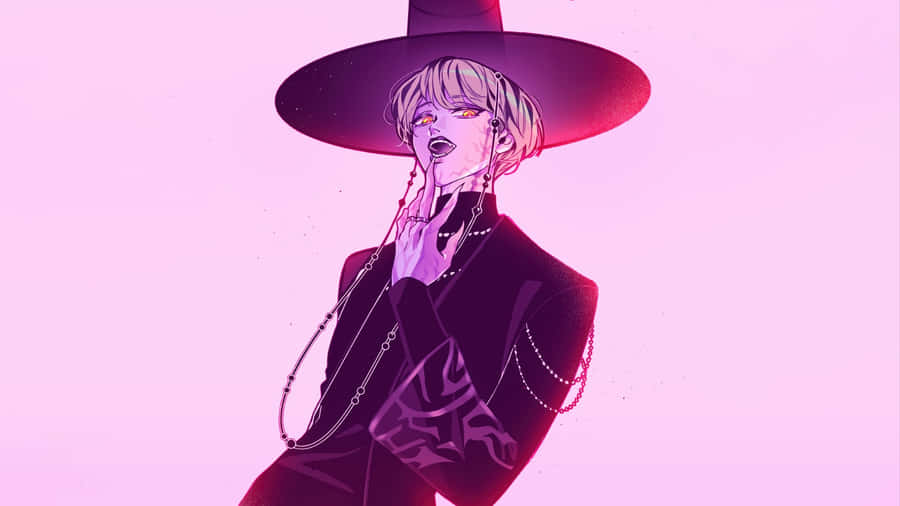 Baby Saja Witch Style Wallpaper