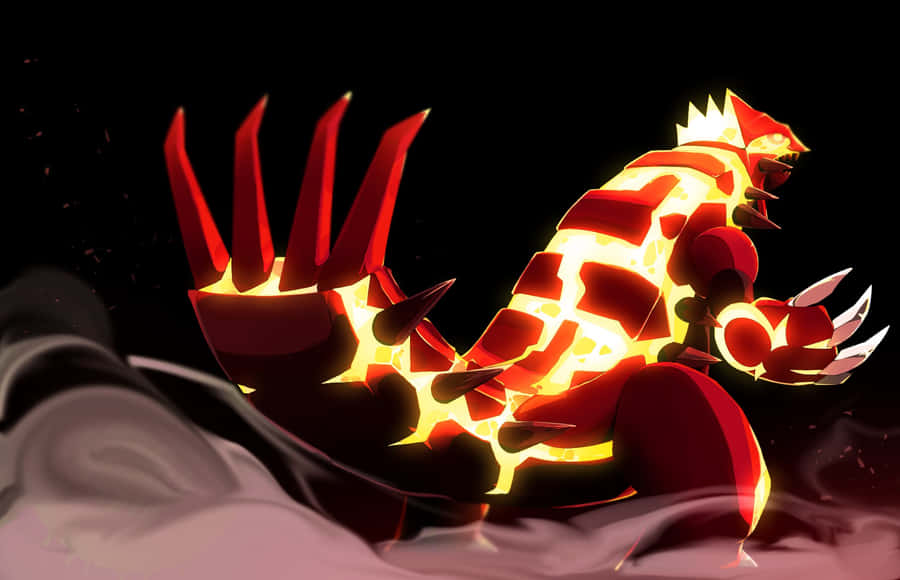 Back Side Of Primal Groudon Wallpaper