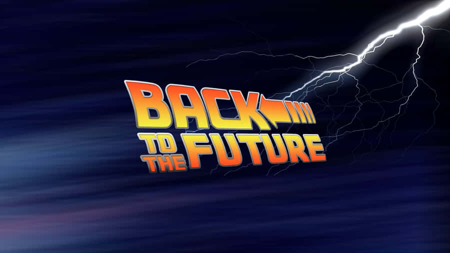 Backtothe Future Lightning Logo Wallpaper