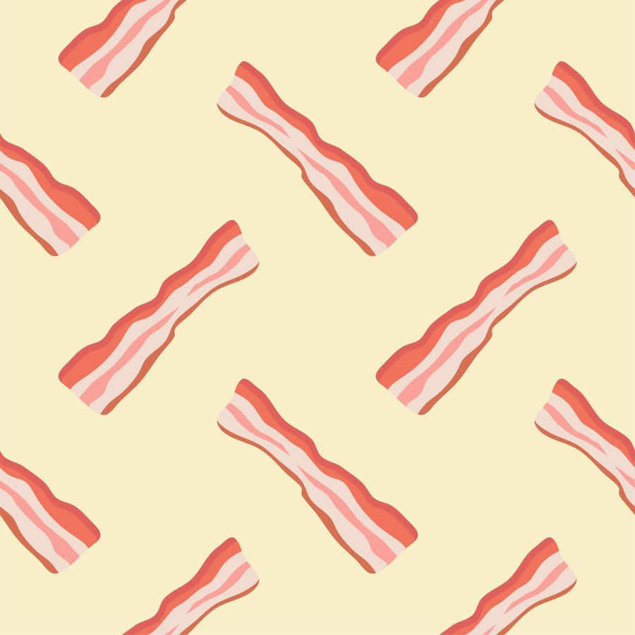 Bacon Pattern Background Wallpaper