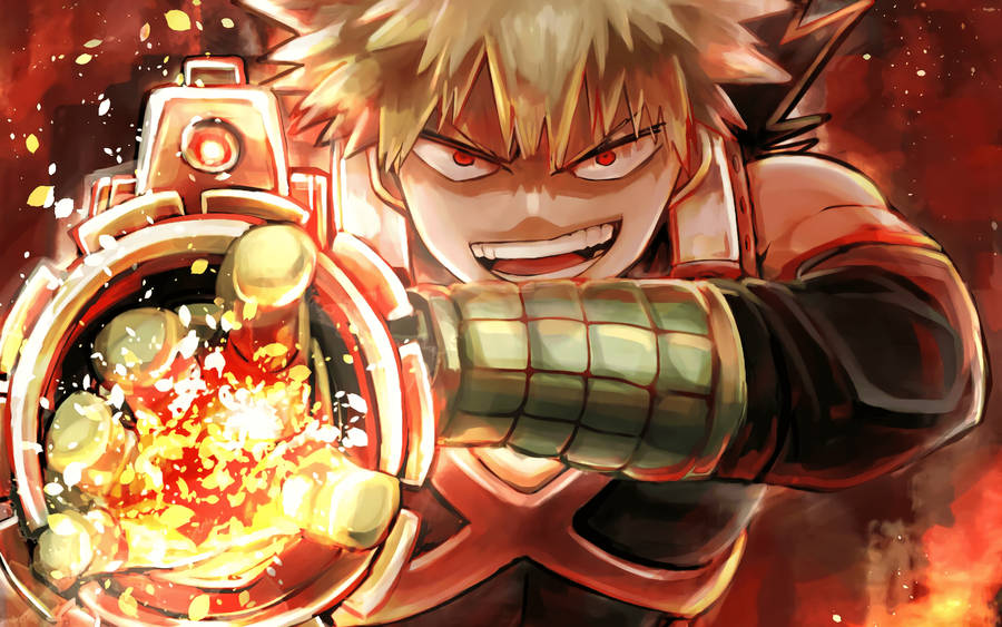 Bakugou Ready To Fire Wallpaper
