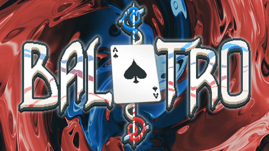 Balatro Card Game Logo Wallpaper