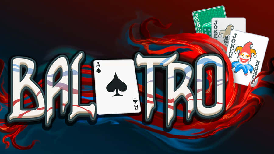 Balatro Card Game Logo Wallpaper