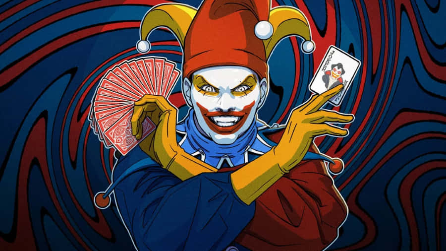 Balatro Jester Card Trick Wallpaper