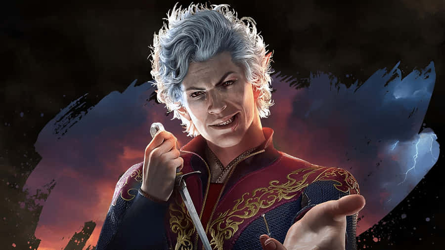 Baldurs Gate3 Astarion Character Artwork Wallpaper