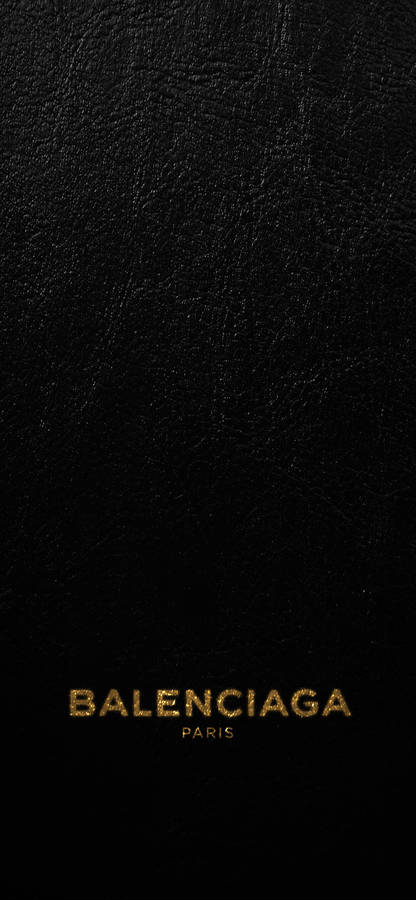 Balenciaga Gold And Black Wallpaper